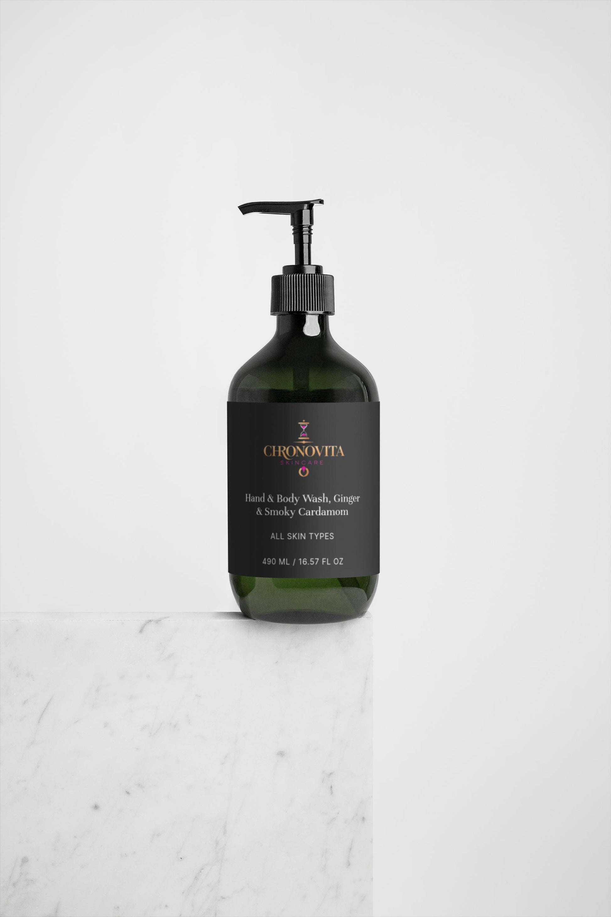 Hand & Body Wash, Ginger & Smoky Cardamom